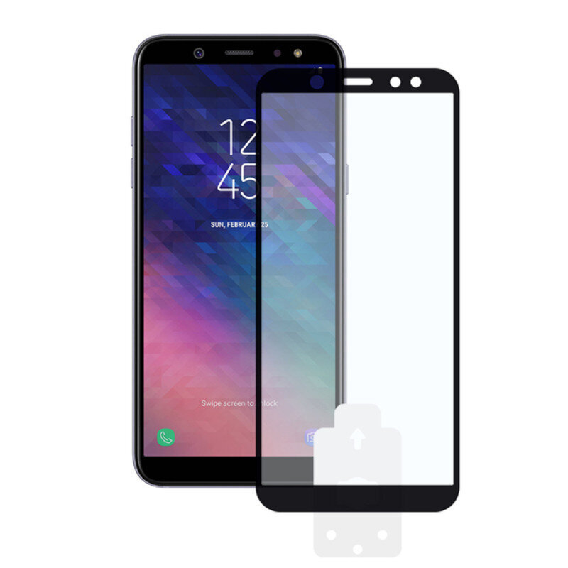 Telefono ekrano apsauga Samsung Galaxy A6 2018 KSIX Extreme 2.5D kaina ir informacija | Apsauginės plėvelės telefonams | pigu.lt