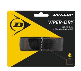 Намотка базовая для теннисной ракетки Dunlop Viperdry 1 шт. черный цена и информация | Товары для большого тенниса | pigu.lt