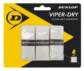 Raketės apvija Dunlop VIPERDRY 3vnt. kaina ir informacija | Dunlop Lauko tenisas | pigu.lt