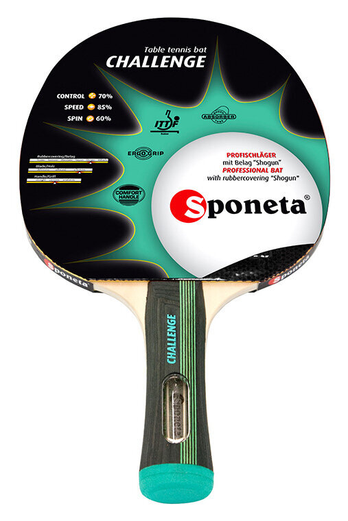 Stalo teniso raketė Sponeta Challenge цена и информация | Stalo teniso raketės, dėklai ir rinkiniai | pigu.lt