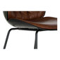 Baro kėdė DKD Home Decor, ruda/juoda kaina ir informacija | Virtuvės ir valgomojo kėdės | pigu.lt
