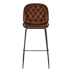 Baro kėdė DKD Home Decor, ruda/juoda kaina ir informacija | Virtuvės ir valgomojo kėdės | pigu.lt