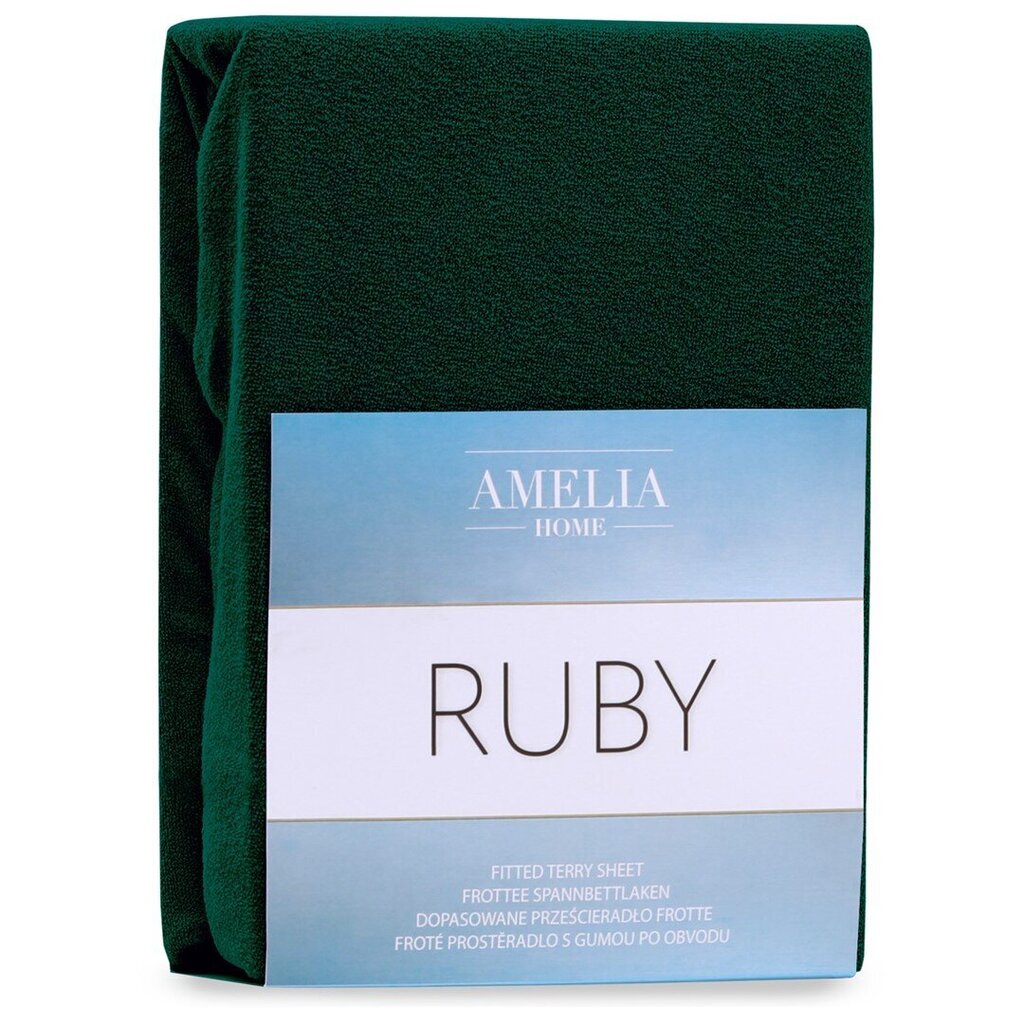 Amelia Home paklodė su guma Ruby 90x200 cm kaina ir informacija | Paklodės | pigu.lt