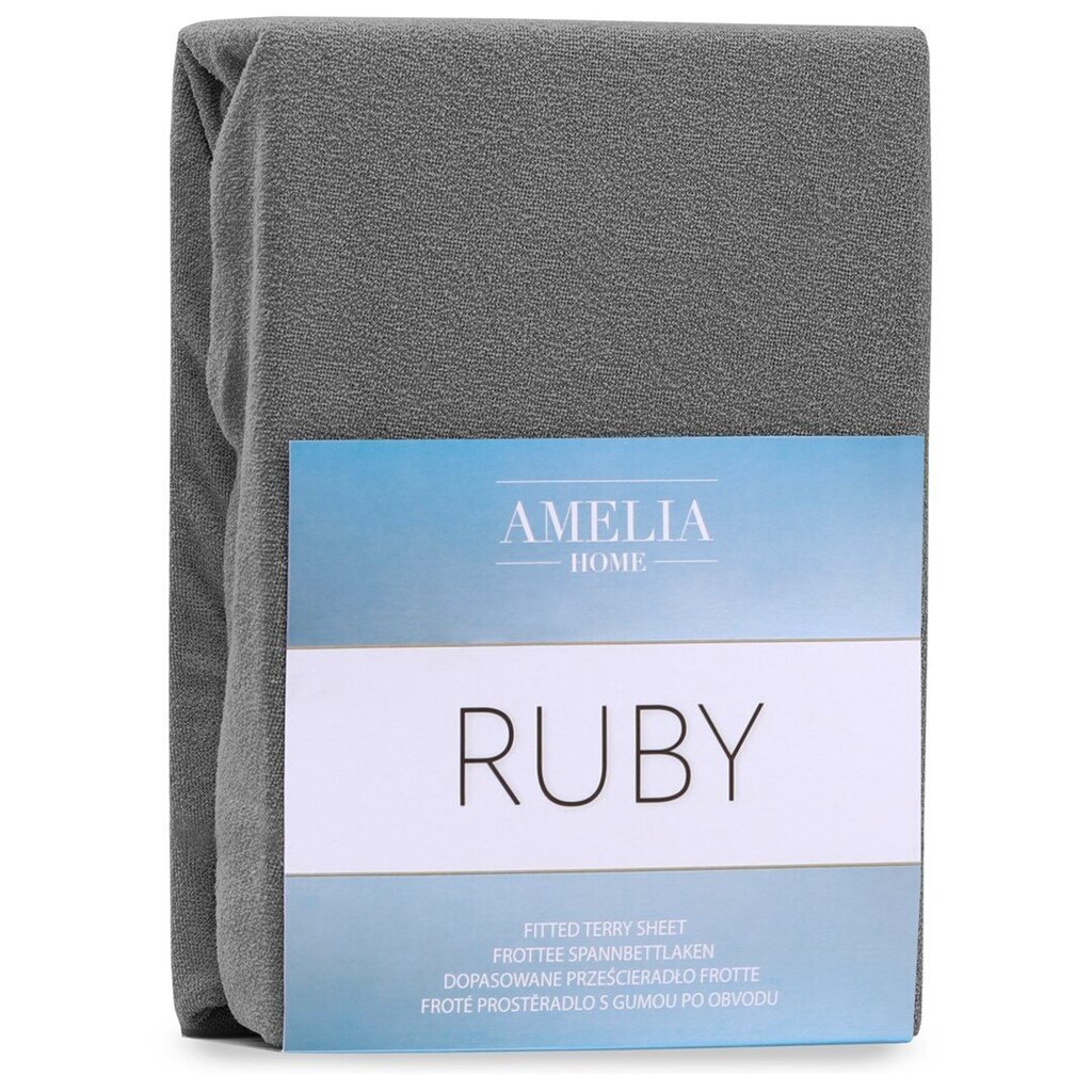 Amelia Home paklodė su guma Ruby 200x200 cm kaina ir informacija | Paklodės | pigu.lt