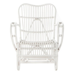 Кресло DKD Home Decor, 75x85x85 см, белое цена и информация | Садовые стулья, кресла, пуфы | pigu.lt