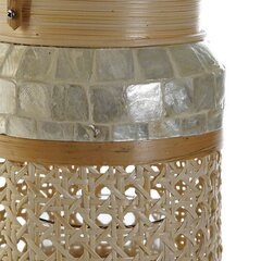 Подсвечник DKD Home Decor, бамбук, стекло, перламутр (15 x 15 x 23 см) цена и информация | Подсвечники, свечи | pigu.lt