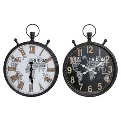 DKD Home Decor sieninis laikrodis, 2 vnt. 50 x 10 x 66 cm kaina ir informacija | Laikrodžiai | pigu.lt