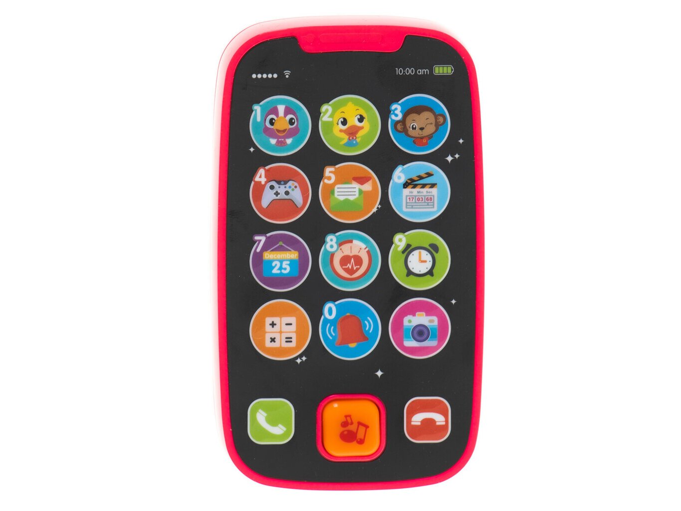 Vaikiškas išmanusis telefonas Hola raudonas цена и информация | Žaislai kūdikiams | pigu.lt