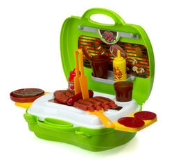 Vaikiškas grilius lagaminėlyje su priedais 23d kaina ir informacija | Lavinamieji žaislai | pigu.lt