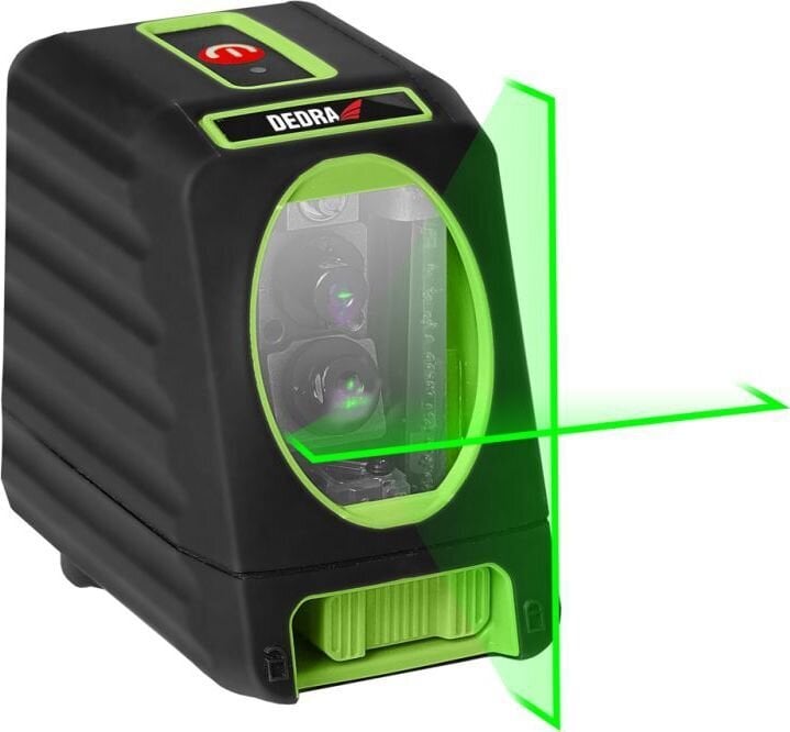 Kryžminis lazeris, žalias Dedra MC0903 цена и информация | Mechaniniai įrankiai | pigu.lt