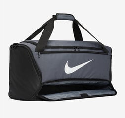 Спортивная сумка Nike Brsla M Duff-9.0 Black Grey цена и информация | Женские сумки | pigu.lt