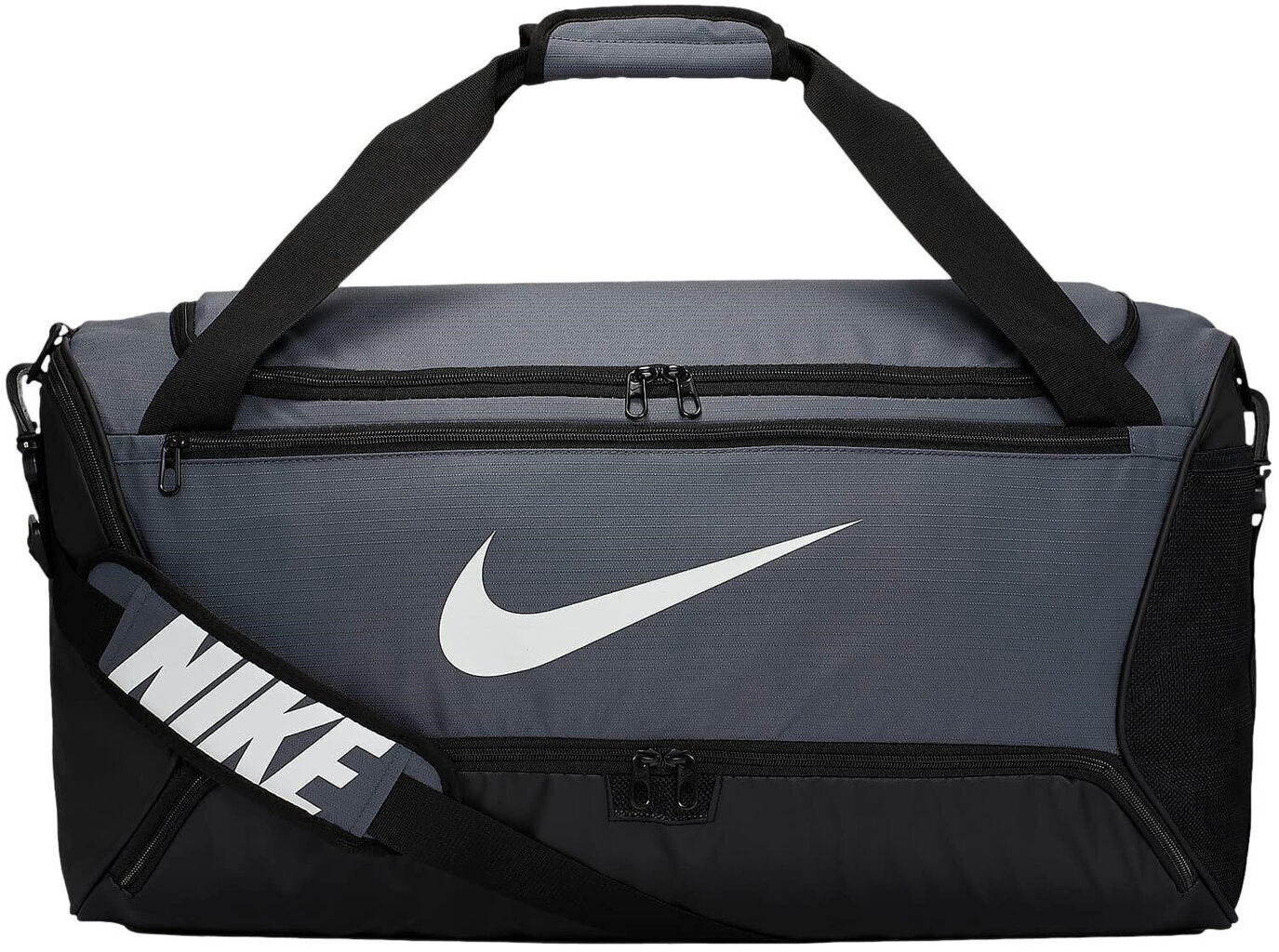 Nike sportinis krepšys BRASILIA M DUFF - 9.0 (60L), tamsiai pilkai juodas цена и информация | Moteriškos rankinės | pigu.lt