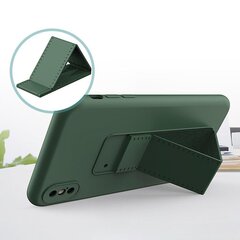 Wozinsky Kickstand Case skirtas iPhone XS Max, juodas kaina ir informacija | Telefono dėklai | pigu.lt