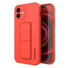 Wozinsky Kickstand Case skirtas iPhone XS Max, raudonas kaina ir informacija | Telefono dėklai | pigu.lt