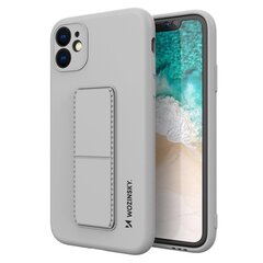 Wozinsky Kickstand Case skirtas iPhone 12, pilkas kaina ir informacija | Telefono dėklai | pigu.lt