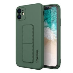 Wozinsky Kickstand Case skirtas iPhone 12 Pro Max, žalias kaina ir informacija | Telefono dėklai | pigu.lt