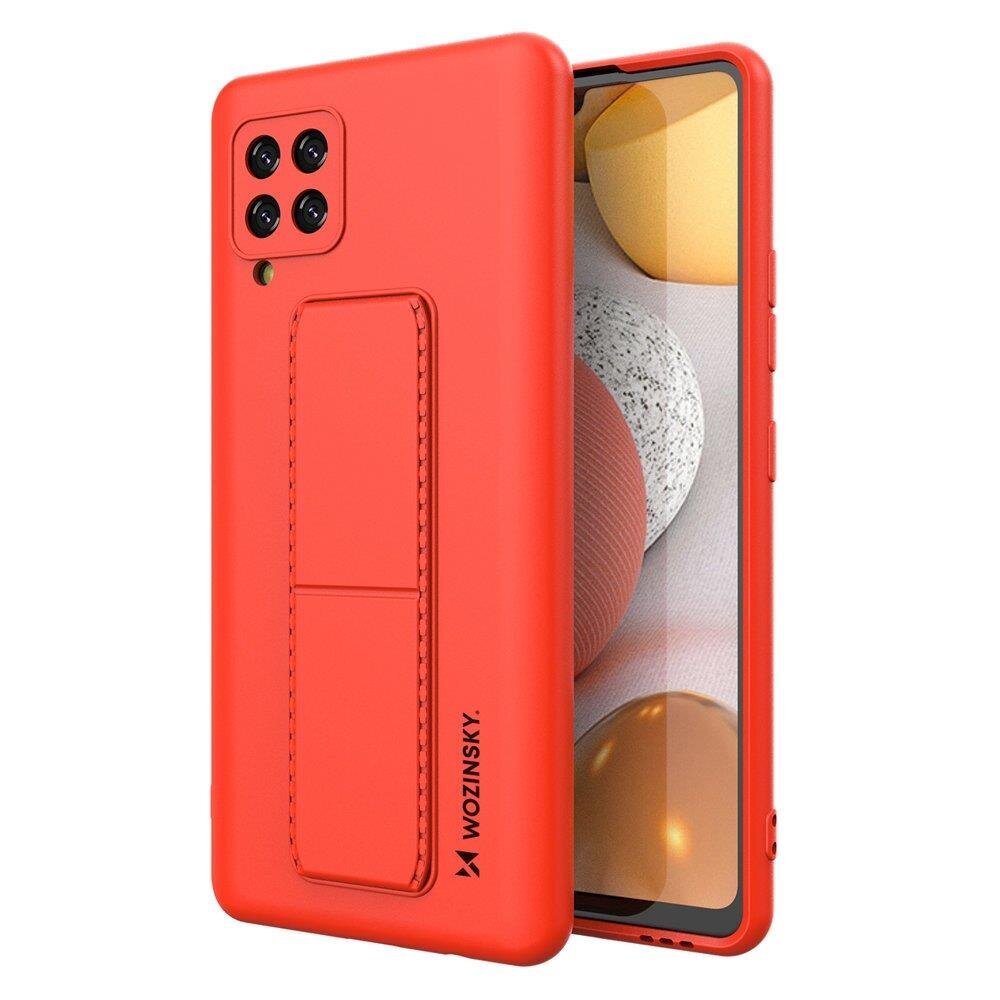 Wozinsky Kickstand Case skirtas Samsung Galaxy A42 5G, raudonas цена и информация | Telefono dėklai | pigu.lt