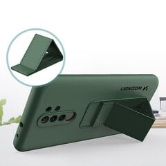 Wozinsky Kickstand Case skirtas Xiaomi Redmi 9, juodas kaina ir informacija | Telefono dėklai | pigu.lt