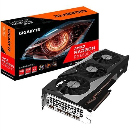 Gigabyte Radeon RX 6600 XT Gaming OC 8G kaina ir informacija | Vaizdo plokštės (GPU) | pigu.lt