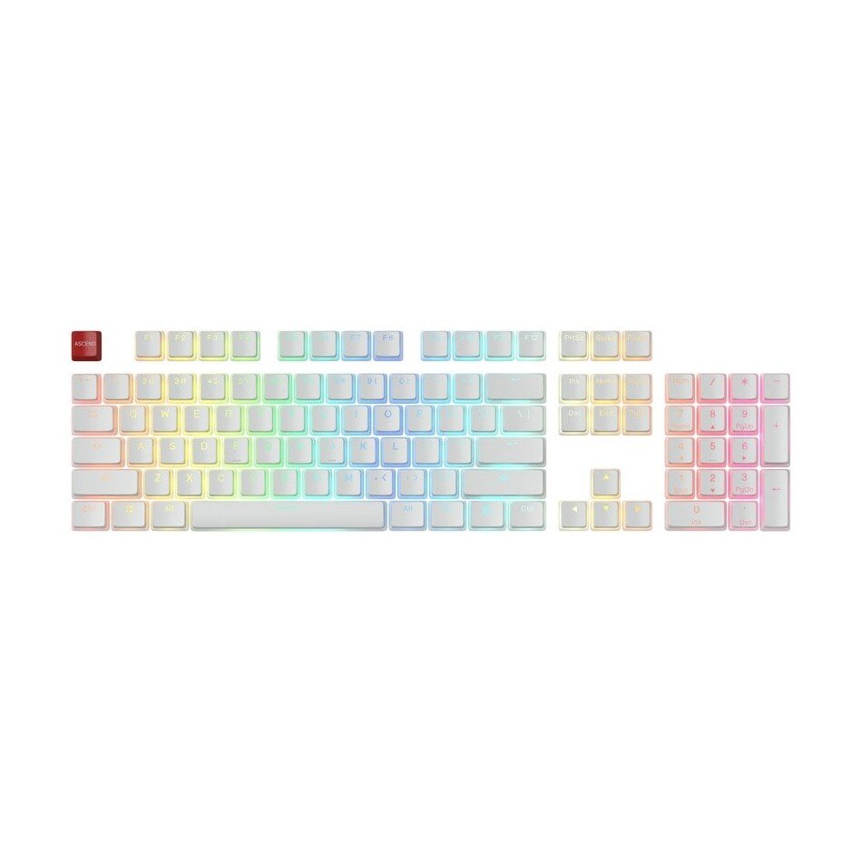 Glorious PC Gaming Race Aura Keycaps kaina ir informacija | Klaviatūros | pigu.lt