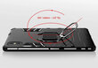 Telefono dėklas Ring Armor, skirtas iPhone 7 / 8 / SE 2020, juodas цена и информация | Telefono dėklai | pigu.lt