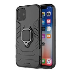 Telefono dėklas Ring Armor, skirtas Samsung Galaxy A52 / A52 5G, juodas kaina ir informacija | Telefono dėklai | pigu.lt