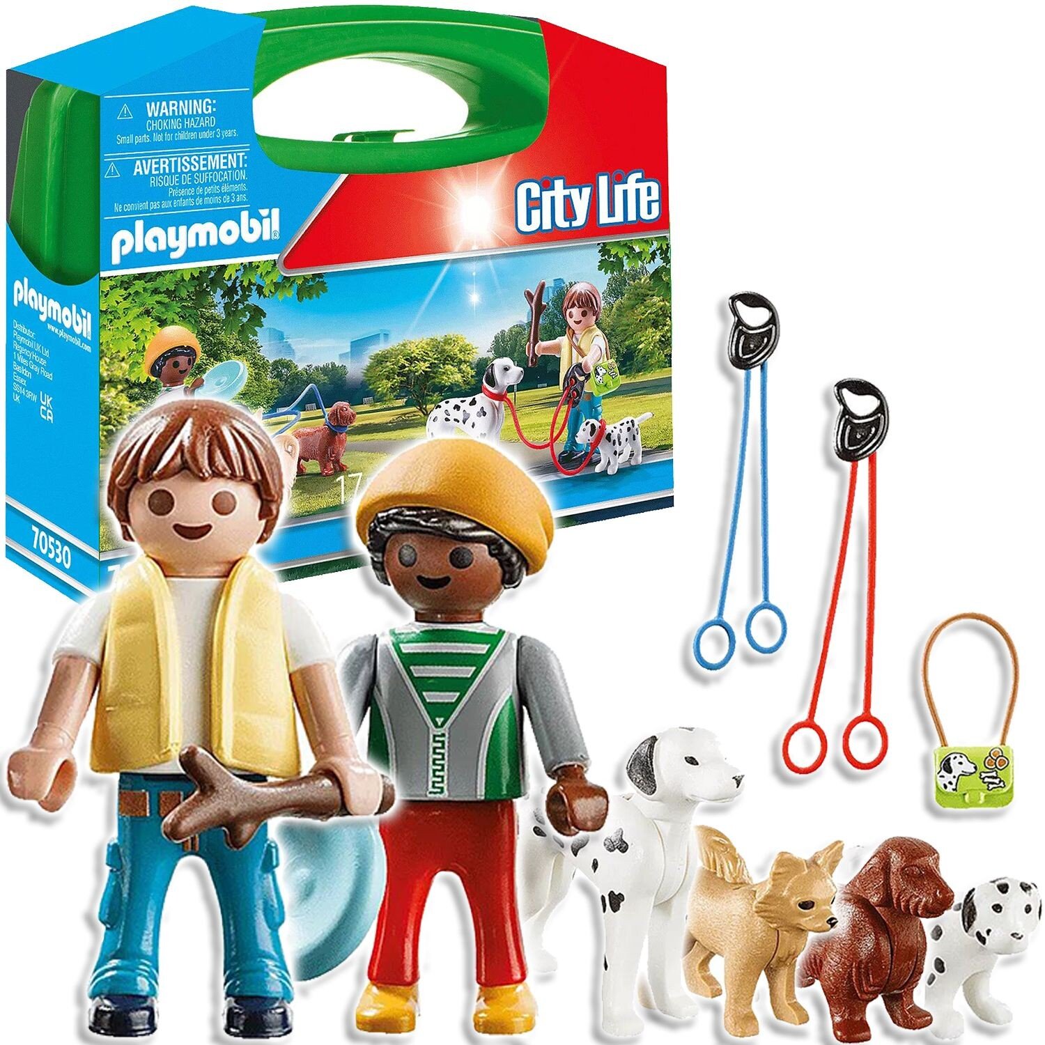 Сумка 70530 PLAYMOBIL® City Life игровой набор со щенками цена | pigu.lt