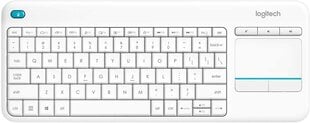 Клавиатура Logitech K400 Plus white (IT layout) цена и информация | Клавиатуры | pigu.lt