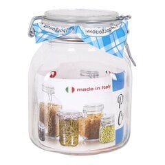 Birių produktų indas, 12 x 12 x 17 cm, 1,7 l kaina ir informacija | Borgonovo Virtuvės, buities, apyvokos prekės | pigu.lt