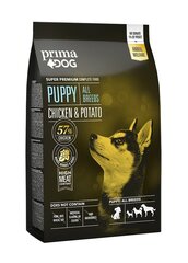 PrimaDog Su Vištiena ir bulvėmis mažų veislių Jauniems šuniukams ,2 kg kaina ir informacija | Sausas maistas šunims | pigu.lt