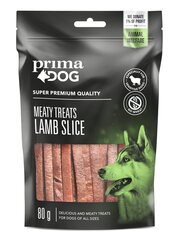 PrimaDog Ėriuko juostelės, 80 g kaina ir informacija | Skanėstai šunims | pigu.lt