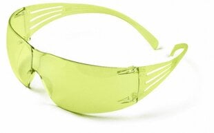 Apsauginiai akiniai SecureFit 200, PC, geltoni, 3M kaina ir informacija | Galvos apsauga | pigu.lt