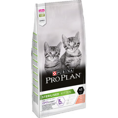 Purina Pro Plan sterilizuotoms katėms su lašiša, 10 kg kaina ir informacija | Sausas maistas katėms | pigu.lt