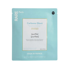 Valomoji veido kaukė Rare Paris Carbone Glacé Ecological Cellulose Facial Mask Purifies, 23 ml kaina ir informacija | Veido kaukės, paakių kaukės | pigu.lt