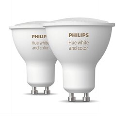 Philips Hue WCA 5.7W 2000-6000K GU10, 2p цена и информация | Электрические лампы | pigu.lt