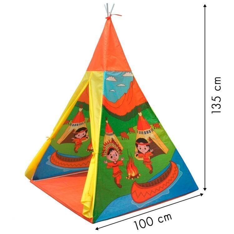 Indiško tipo palapinė vaikams kaina ir informacija | Vaikų žaidimų nameliai | pigu.lt