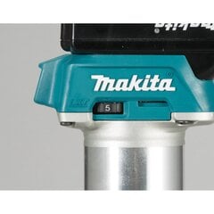 Аккумуляторная фреза Makita, DRT50ZJX5, 18 В, без аккумулятора и без зарядного устройства цена и информация | Фрезы | pigu.lt