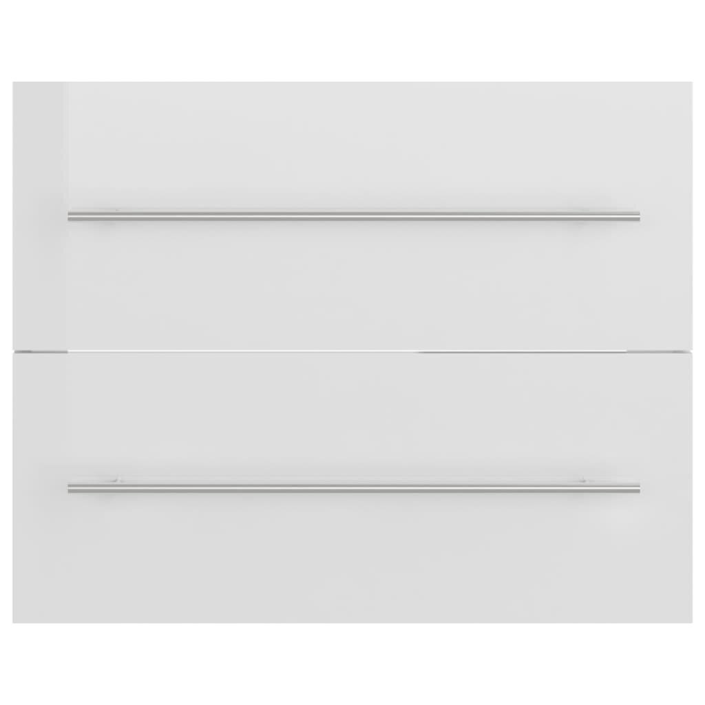 Spintelė praustuvui, 60x38,5x48 cm, balta kaina ir informacija | Vonios spintelės | pigu.lt