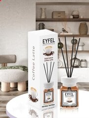 Ароматический диффузор с палочками для дома Eyfel Coffee Latte, 120 мл цена и информация | Ароматы для дома | pigu.lt