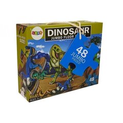 Dėlionė LeanToys "Dinozaurai", 48 d. kaina ir informacija | Dėlionės (puzzle) | pigu.lt