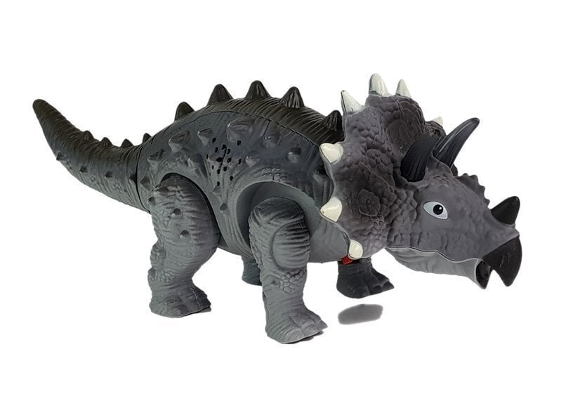 Judantis dinozauras Triceratopsas su garso ir šviesos efektais kaina ir informacija | Žaislai berniukams | pigu.lt