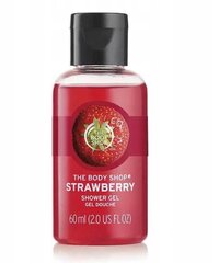 Dušo želė The Body Shop Strawberry 60 ml kaina ir informacija | Dušo želė, aliejai | pigu.lt