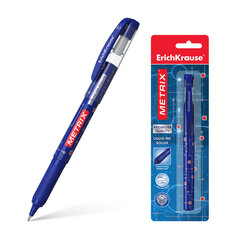 Ручка-роллер ErichKrause® Metrix®, синяя цена и информация | Письменные принадлежности | pigu.lt