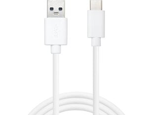 Sandberg 136-15, USB-A/USB-C, 1 m kaina ir informacija | Laidai telefonams | pigu.lt