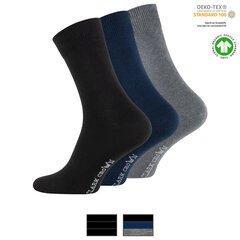 Мужские носки из органического хлопка Clark Crown 2152, 3 пары, разные цвета цена и информация | Мужские носки | pigu.lt