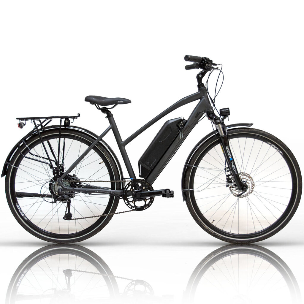 Miesto dviratis Prophete 28", pilkas kaina ir informacija | Dviračiai | pigu.lt