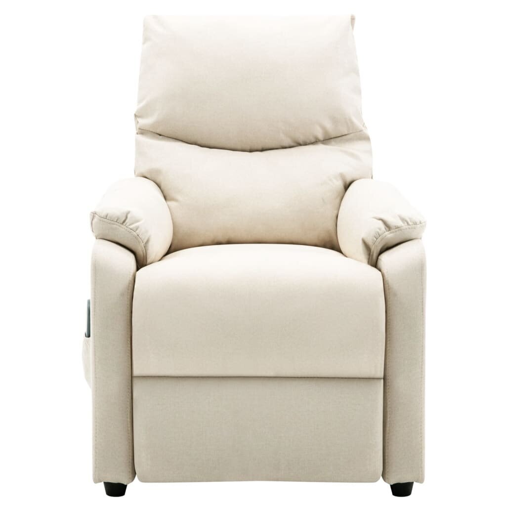 Elektrinis masažinis krėslas, kreminis kaina ir informacija | Svetainės foteliai | pigu.lt