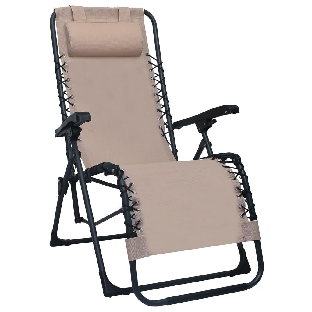 Sulankstomos terasos kėdės, 2 vnt, rudos kaina ir informacija | Lauko kėdės, foteliai, pufai | pigu.lt