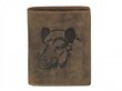 Piniginė su šerno dekoracija Greenburry 1701-Wild Boar-25 234130510 kaina ir informacija | Vyriškos piniginės, kortelių dėklai | pigu.lt