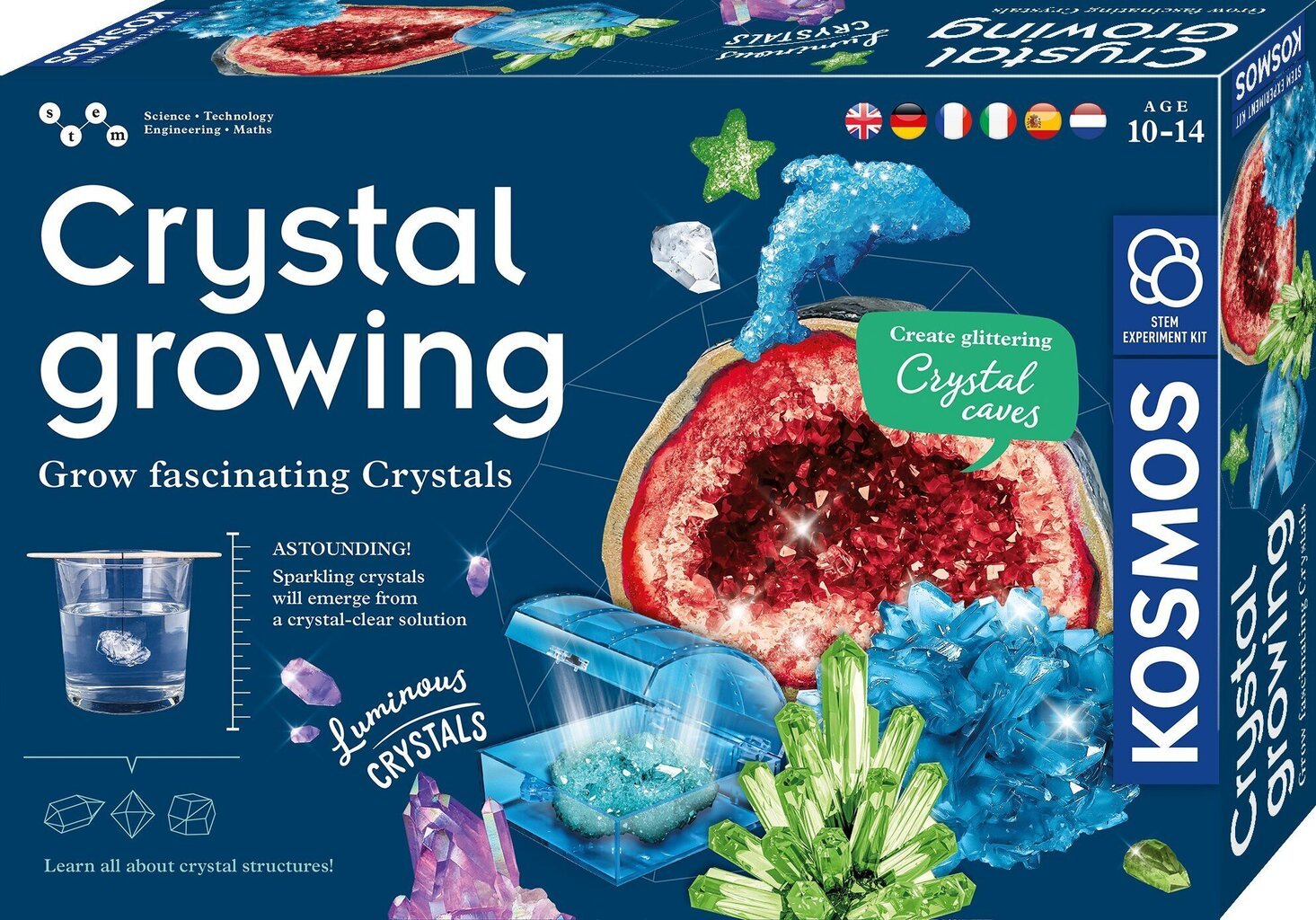 Kūrybinis rinkinys Crystal Growing, 10 m.+ kaina ir informacija | Lavinamieji žaislai | pigu.lt